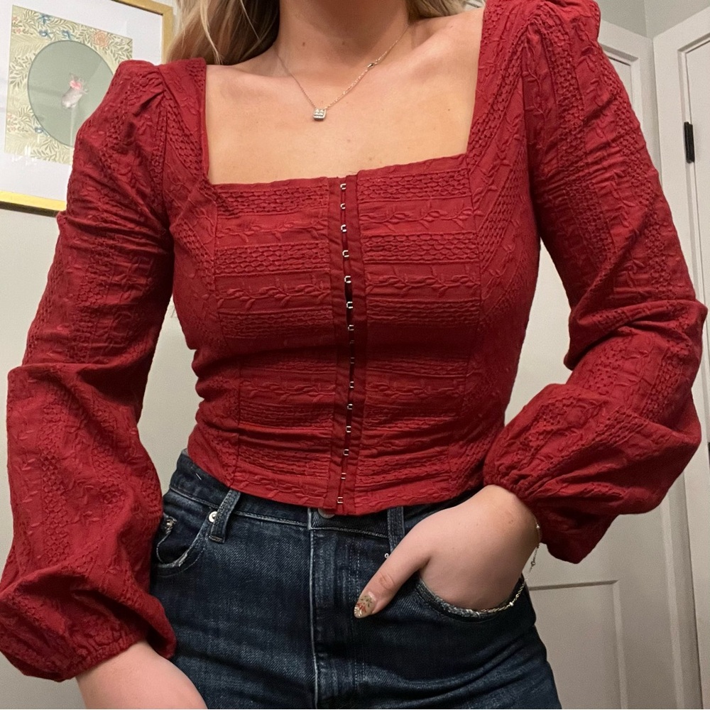 Altar’s State Corset Long Sleeve Top